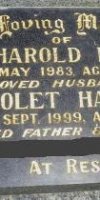 Hugo Harold Newman. 1908-1983.  Violet Hazel (Ford) Newman 1914-999 ~ Centenial Park Cemetery Pasadena. Adelaide